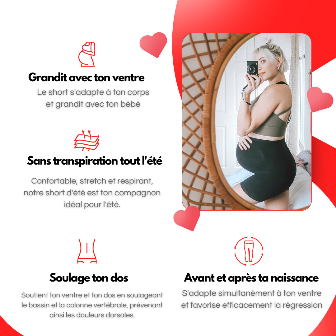 shorts d'été de maternité